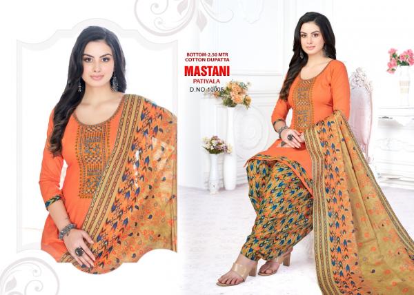 Mastani Patiyala 10 Regular Wear Cotton Dress Material